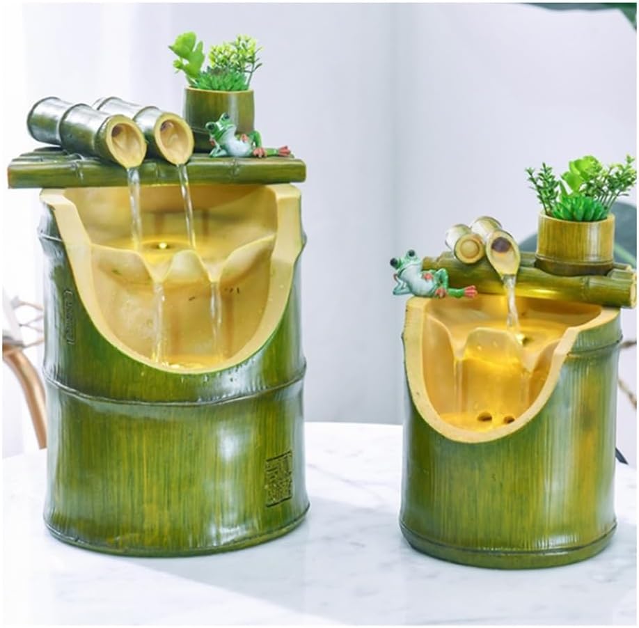 Small Bamboo Tabletop Fountain Decor
