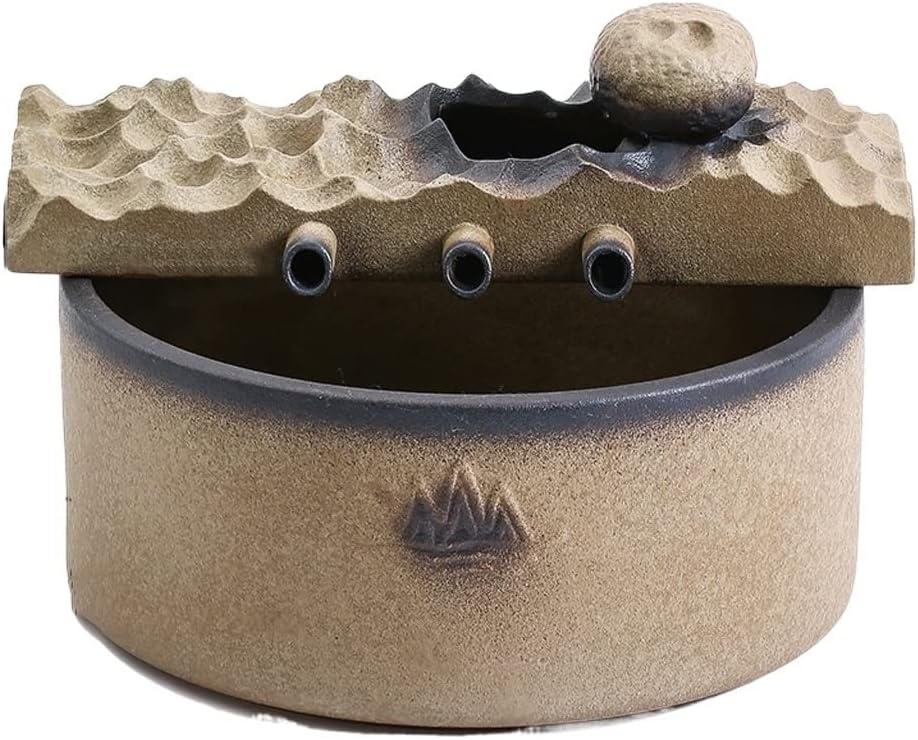 sdneNest Tabletop Fountain Home Decor Ceramic Water Feature