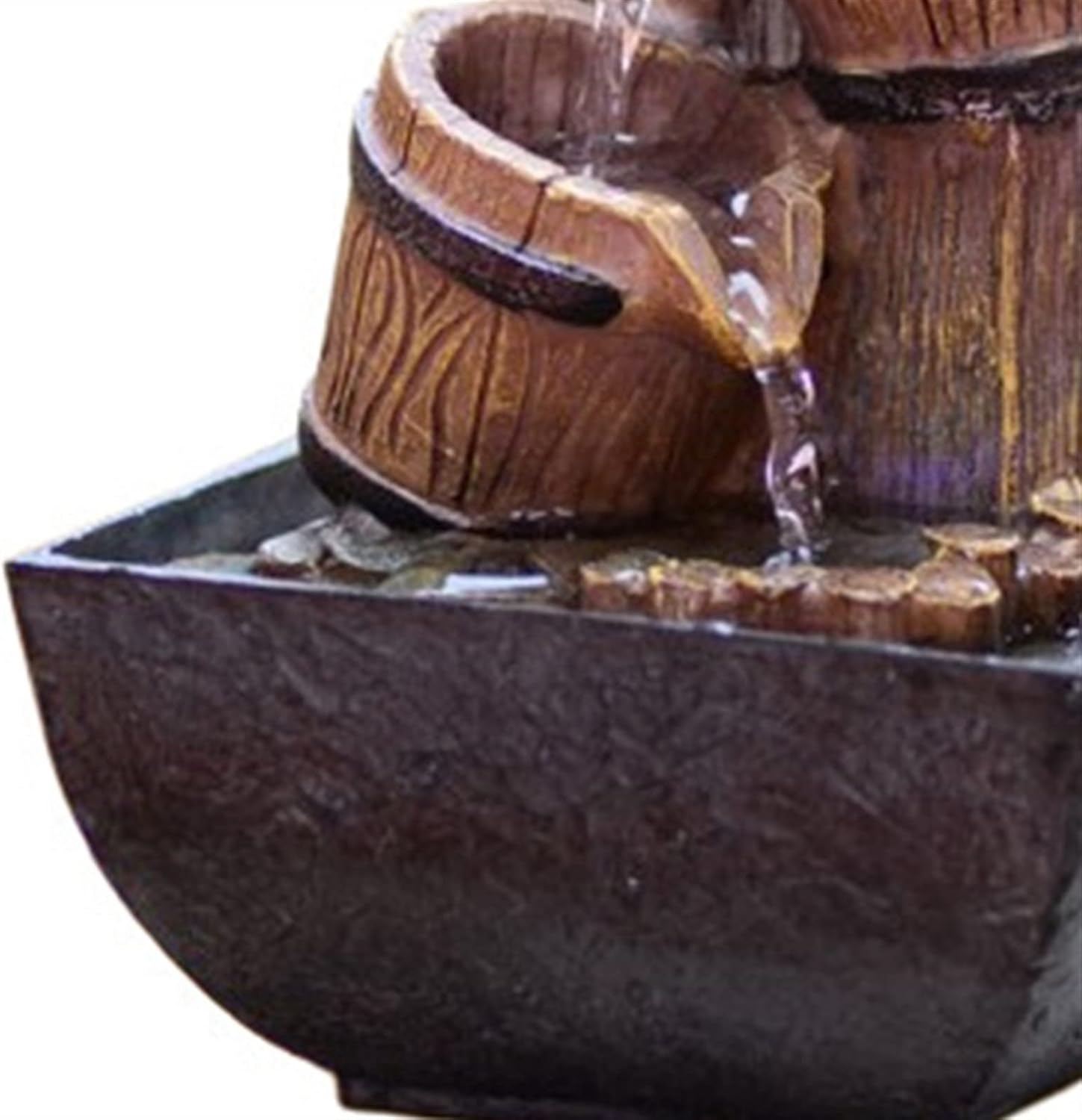 Retro Tabletop Waterfall Fountain Indoor Decor
