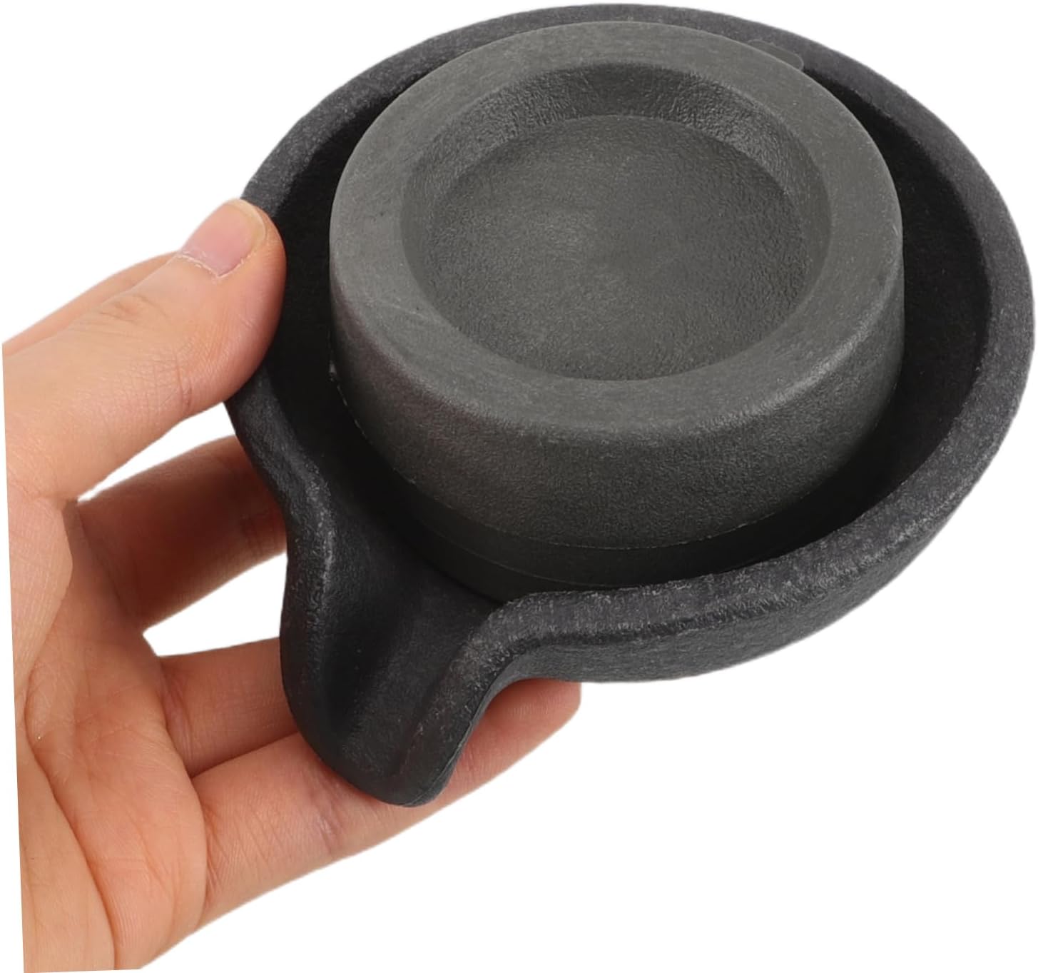 Tabletop Water Fountain with Rotating Millstone Spout for Indoor Decor