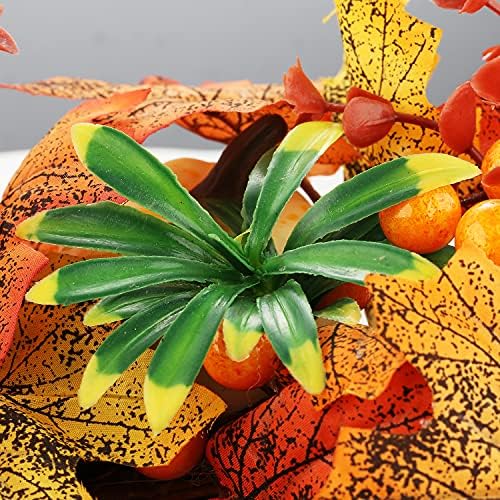 Autumn Door Wreath 45cm Fall Maple Gold Decor