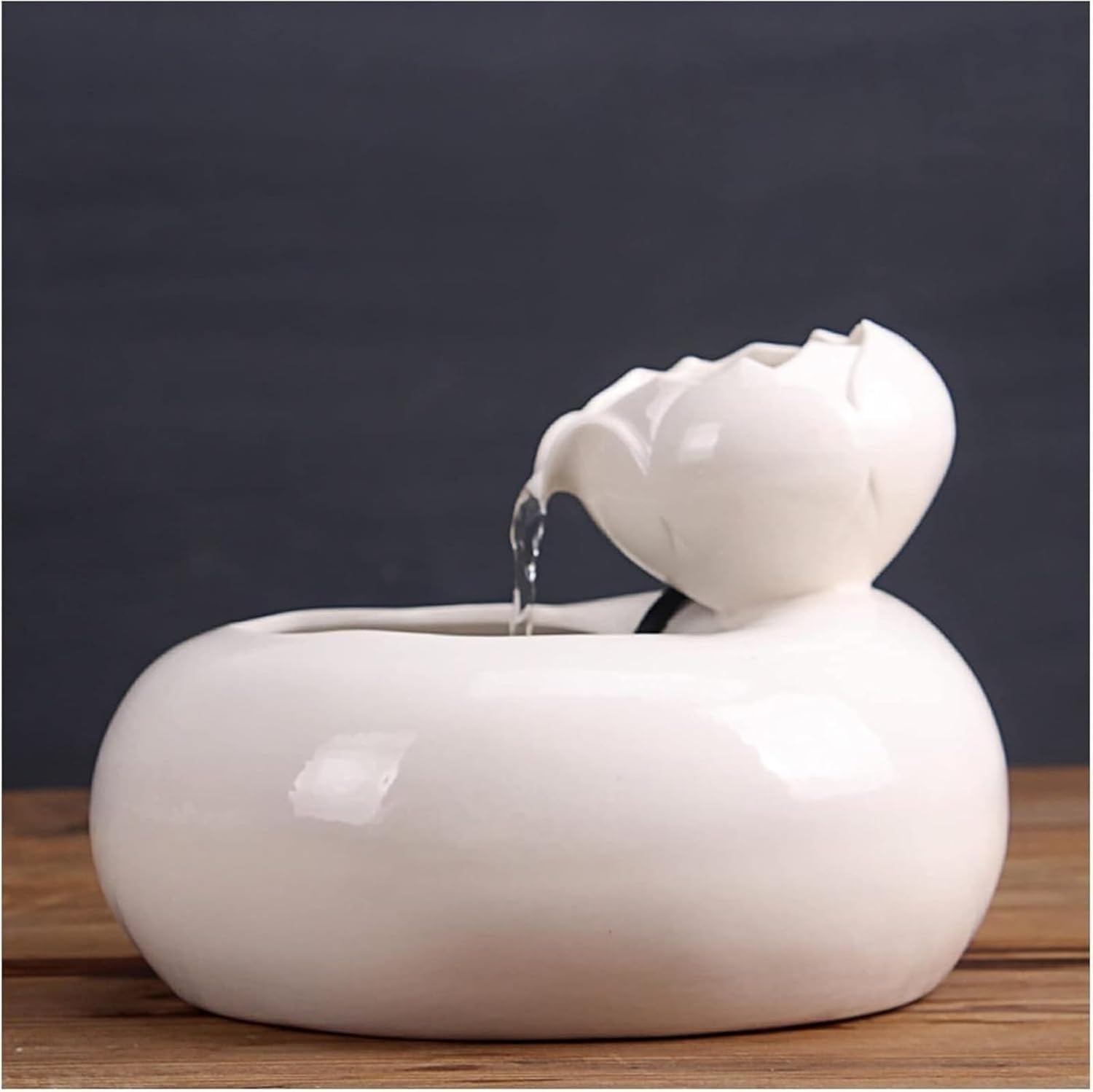 Ceramic Tabletop Fountain for Home and Office Decor