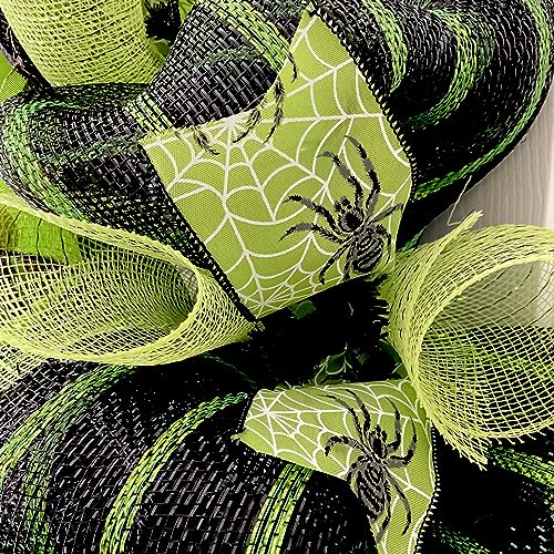 Witches Brew Cauldron Halloween Mesh Wreath