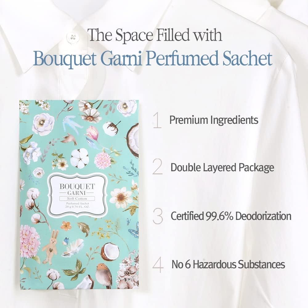 Bouquet Garni Deodorizing Sachet 2 Count 20g Each