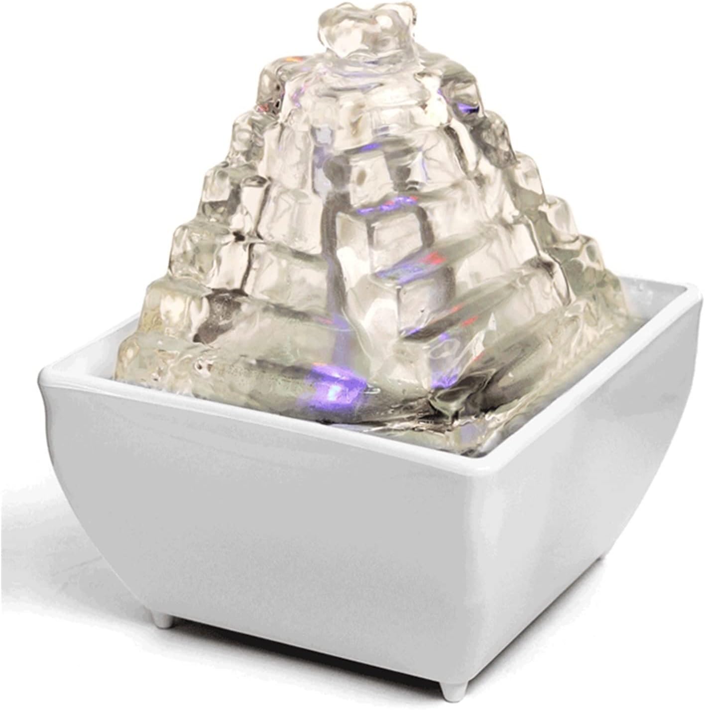 Moisture Tabletop Fountain with LED Light