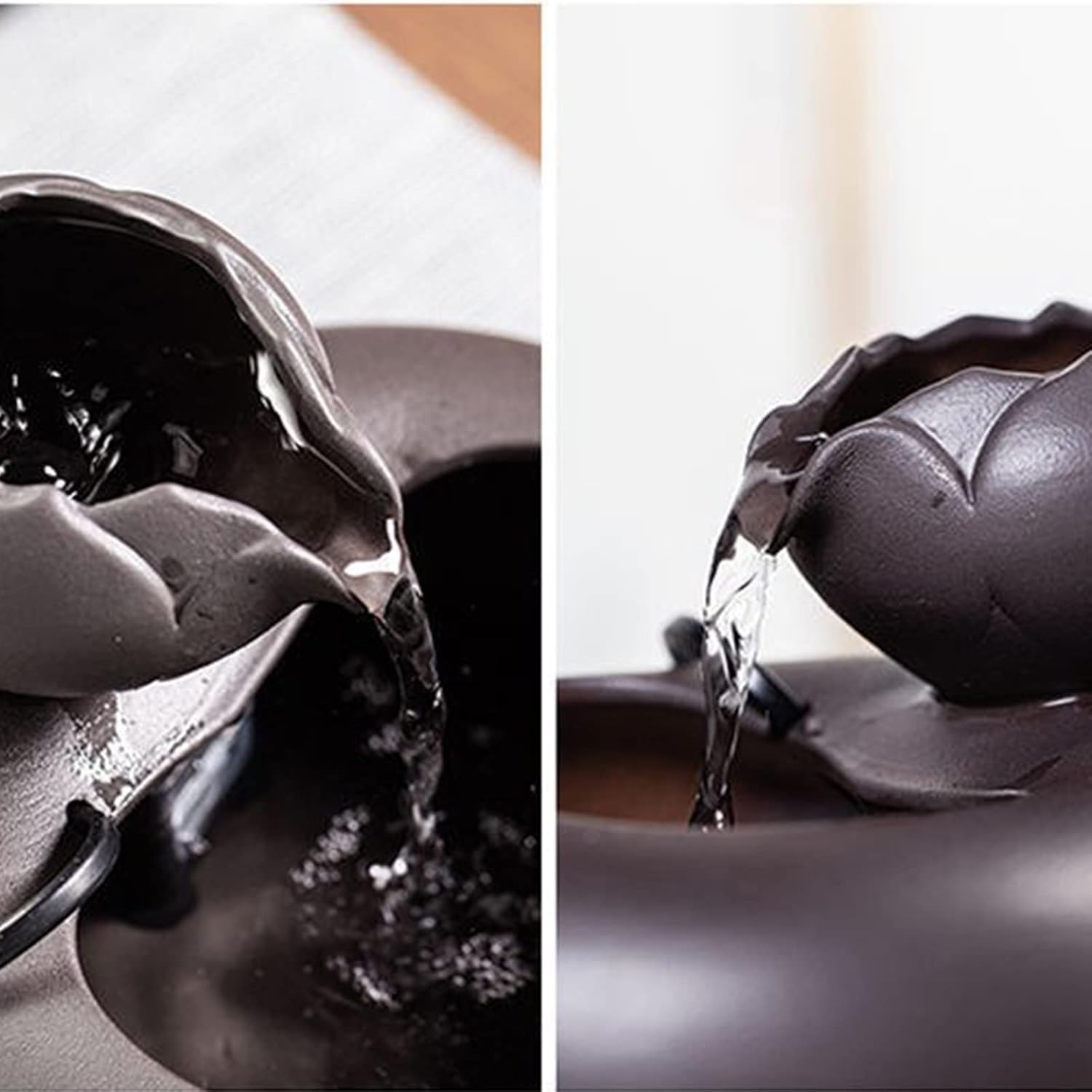sdneNest Tabletop Fountain with Waterfall Sound