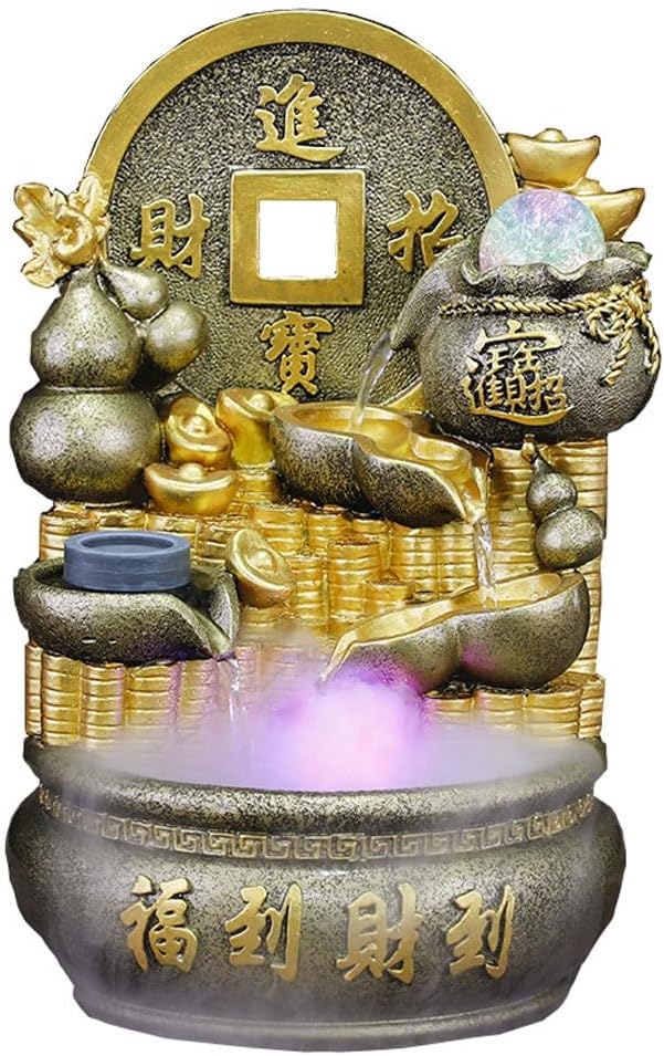 Sleeve Waterfall Fountain Decorative Tabletop Fountain