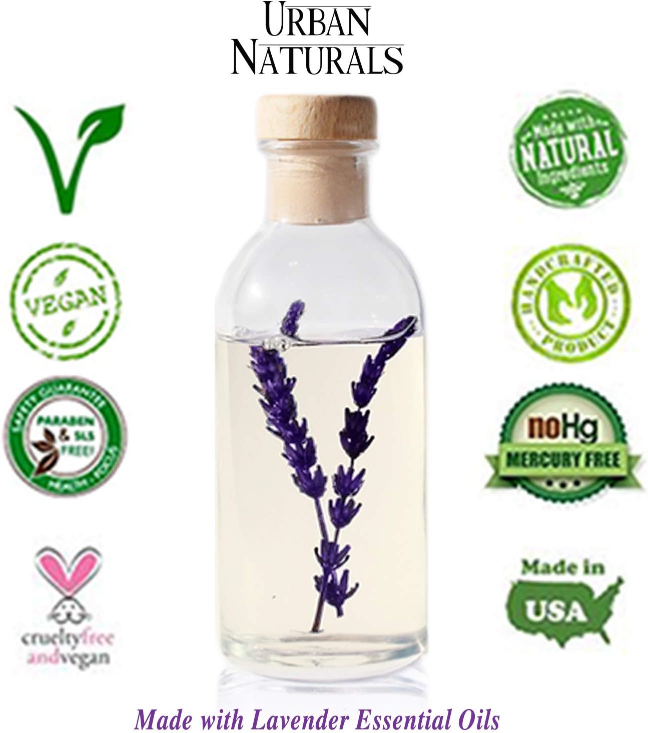 Urban Naturals Lavender Fields Reed Diffuser Refill Bundle 4 Oz