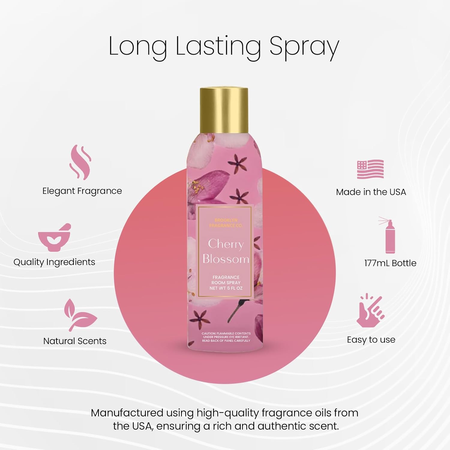 Brooklyn Fragrance Co Spring Floral Room Spray - 6 Fl Oz