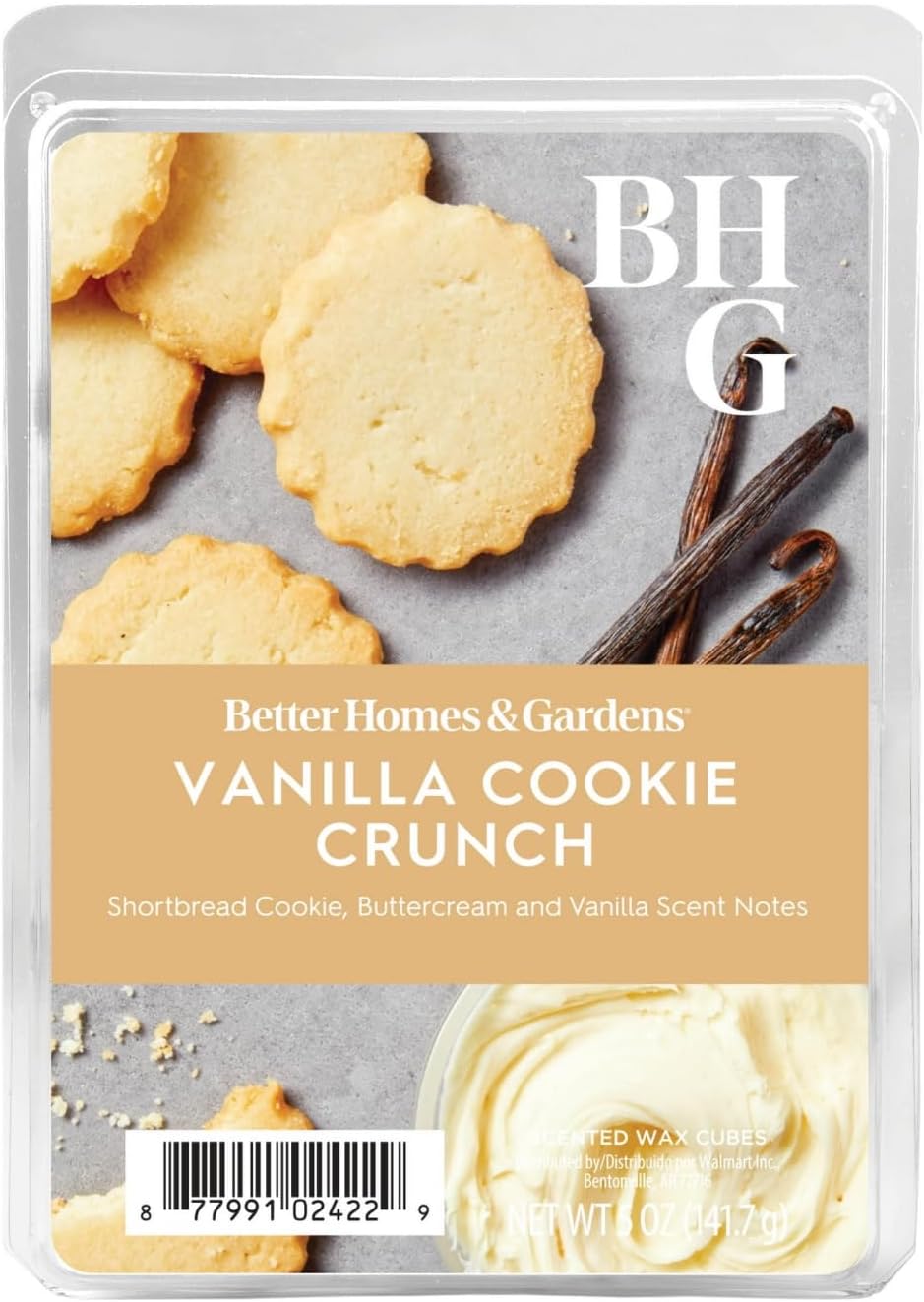NITRO Better Homes and Gardens Vanilla Cookie Crunch Wax Cubes 4-Pack