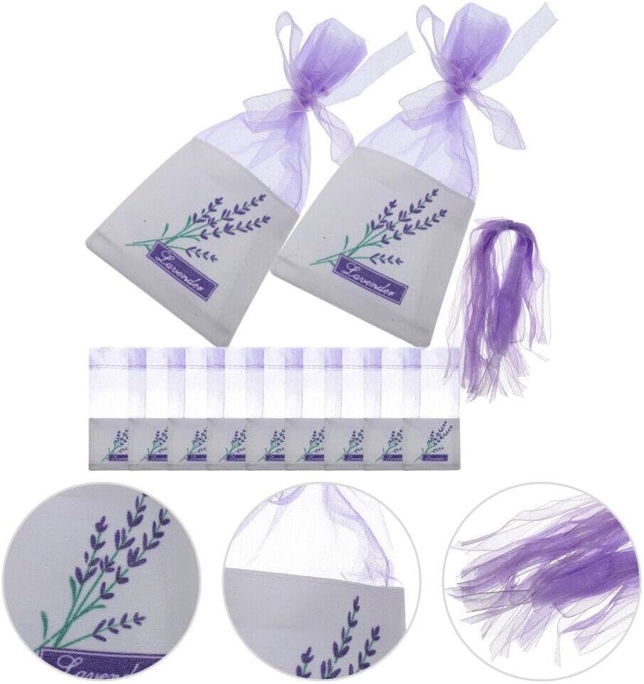 20 Pcs Lavender Sachet Bags for Home Freshener and Gifts