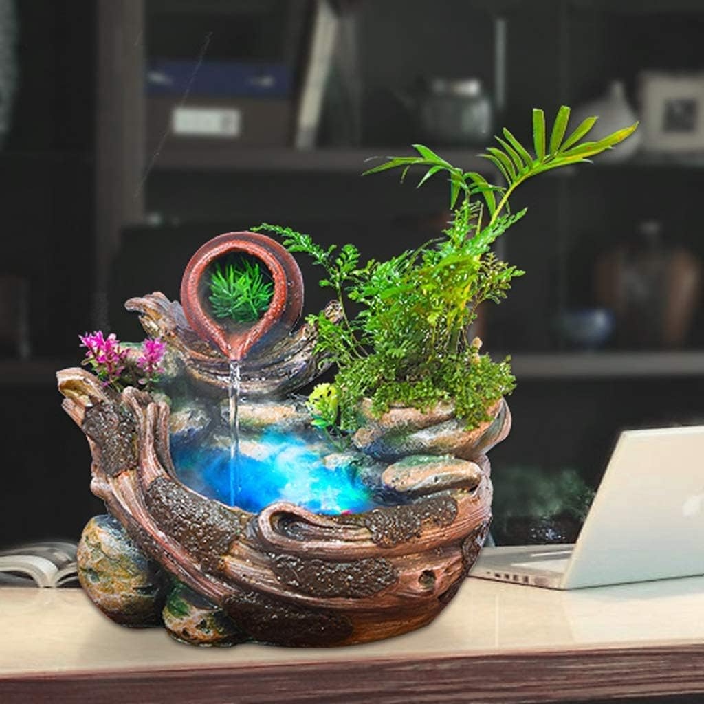 QUQUQ Indoor Tabletop Fountain with Atomizer