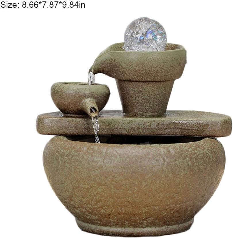 UYVI Tabletop Fountain Ceramic Indoor Decor Humidifier