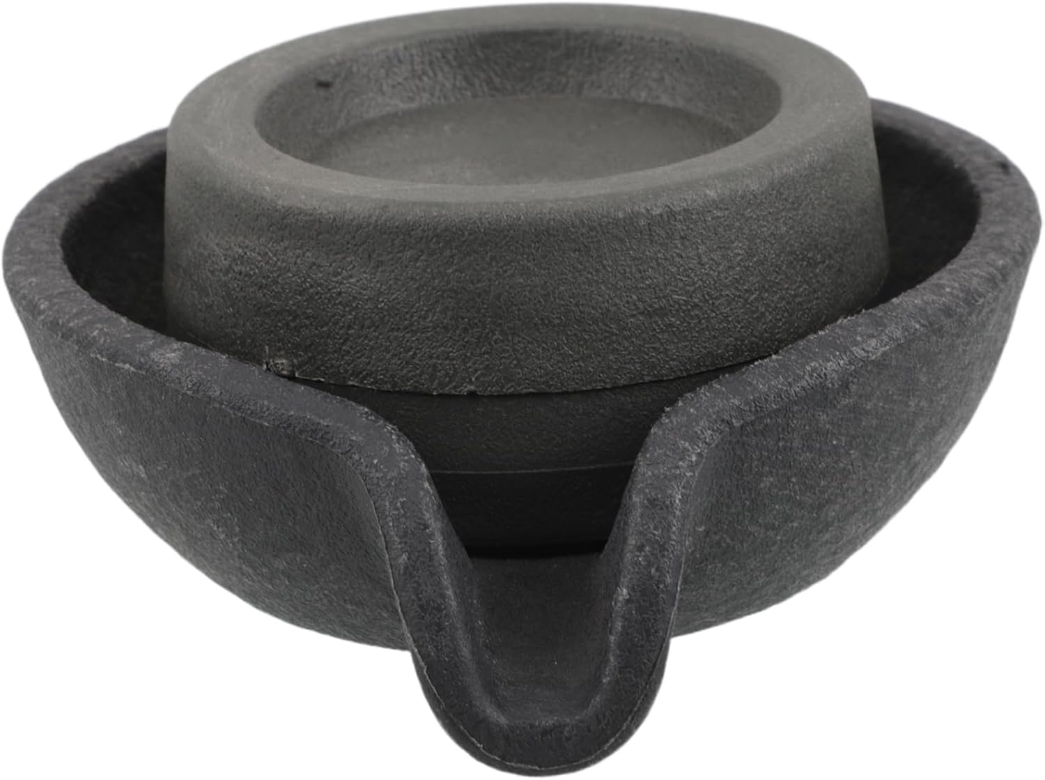 Tabletop Water Fountain with Rotating Millstone Spout for Indoor Decor