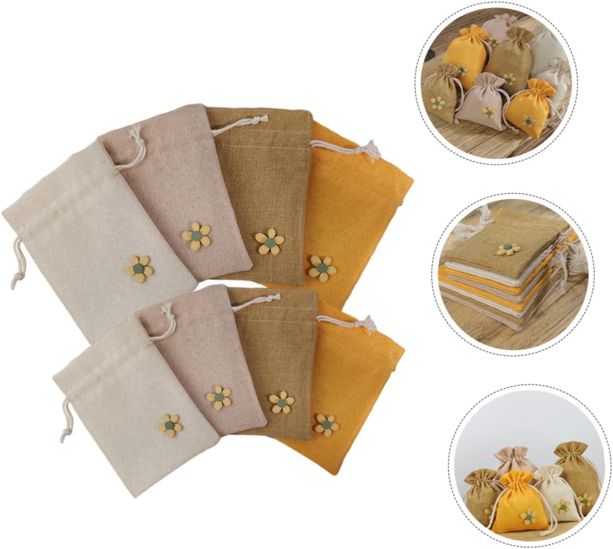 Ipetboom 8pcs Decorative Lavender Sachet Bags for Closets Cars and Home Fragrance