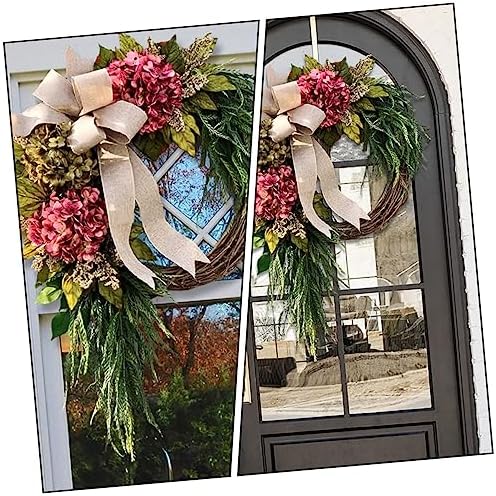 Simulated Hydrangea Wreath Front Door Decor