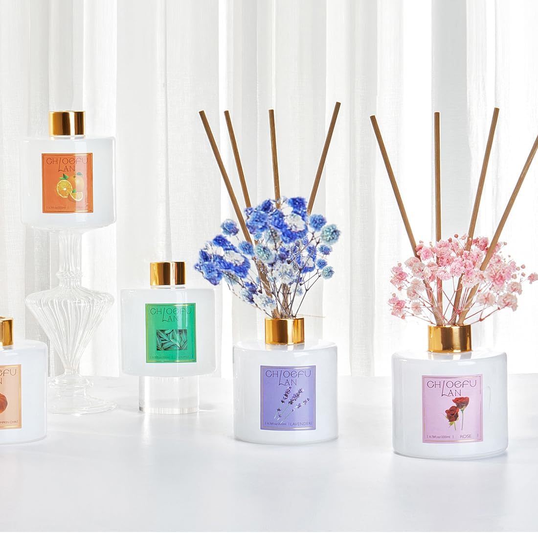 Chloefu LAN Pumpkin Chai Reed Diffuser Oil Set