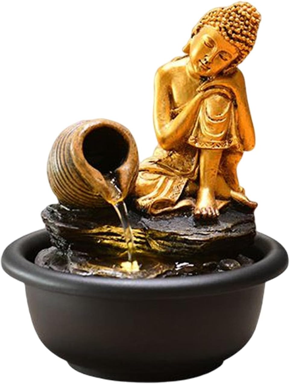 Stylish Tabletop Waterfall Fountain for Home Office Decor