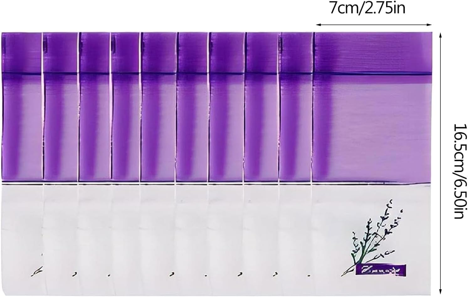 20Pcs Purple Lavender Sachets for Home Fragrance