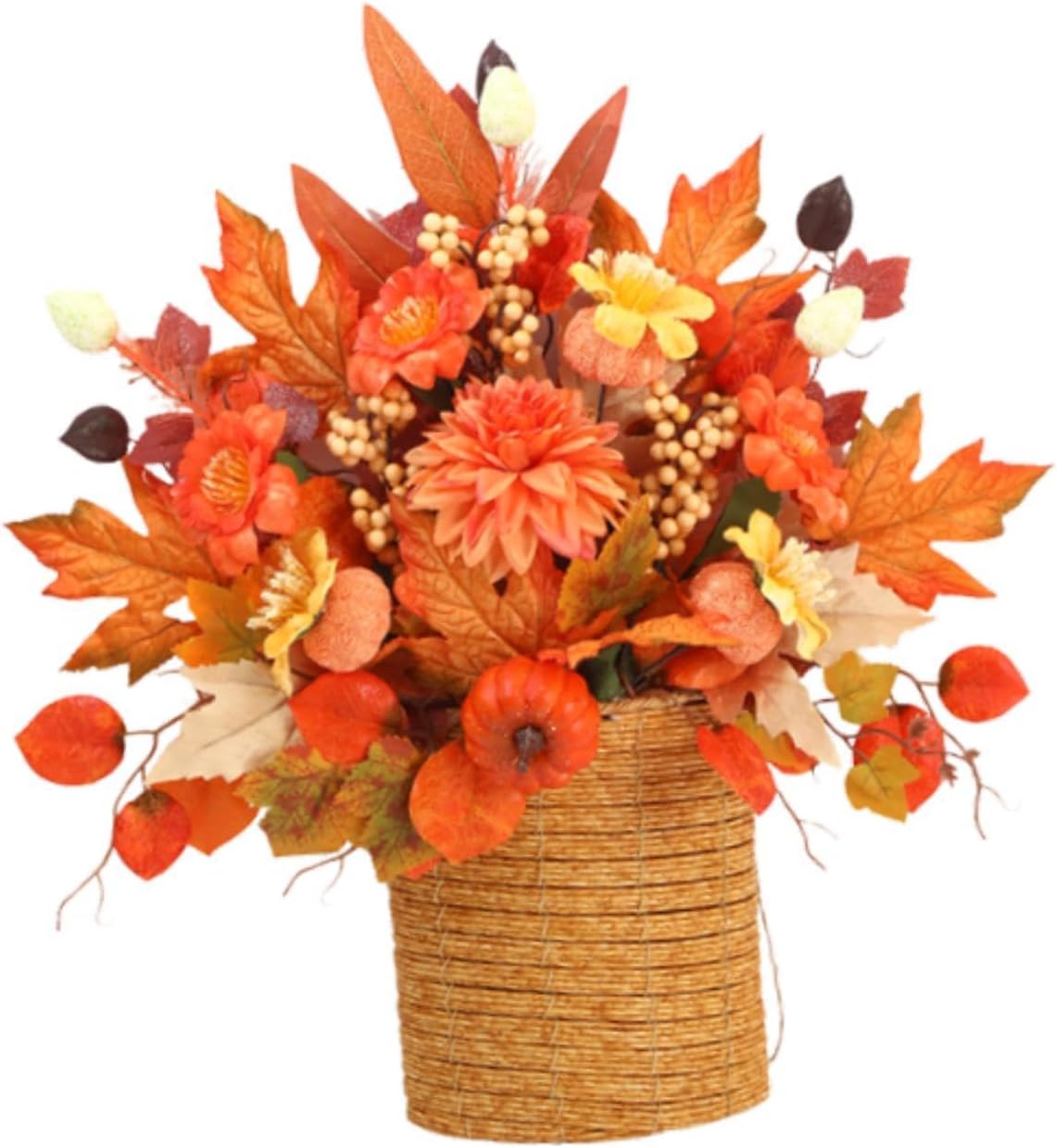FytStycale Fall Wreath Door Hanger Basket Decoration