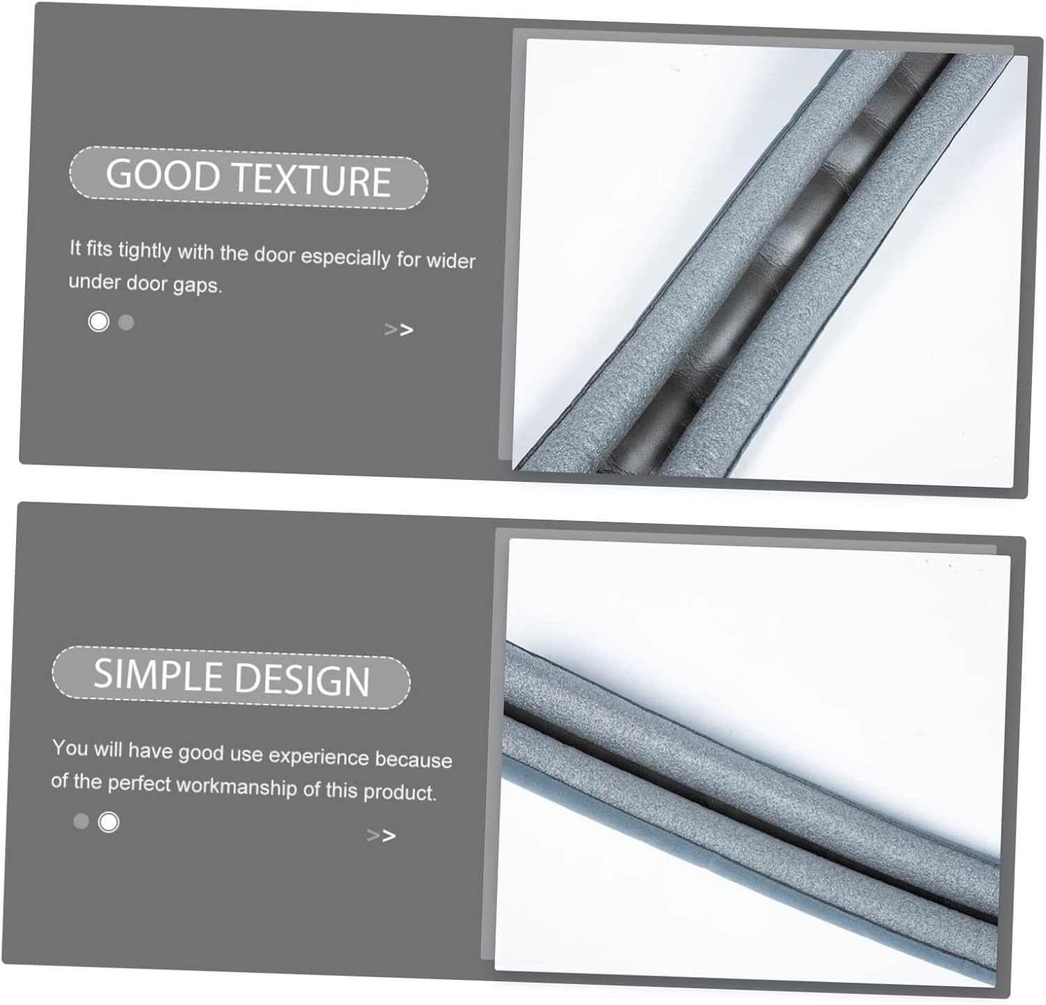3pcs Under Door Draft Stopper for Home and Weather Sealing
