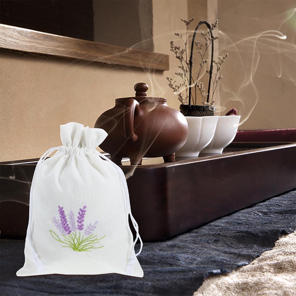 LUOZZY 20 Pcs Small Drawstring Lavender Sachet Bags for Wedding Birthday