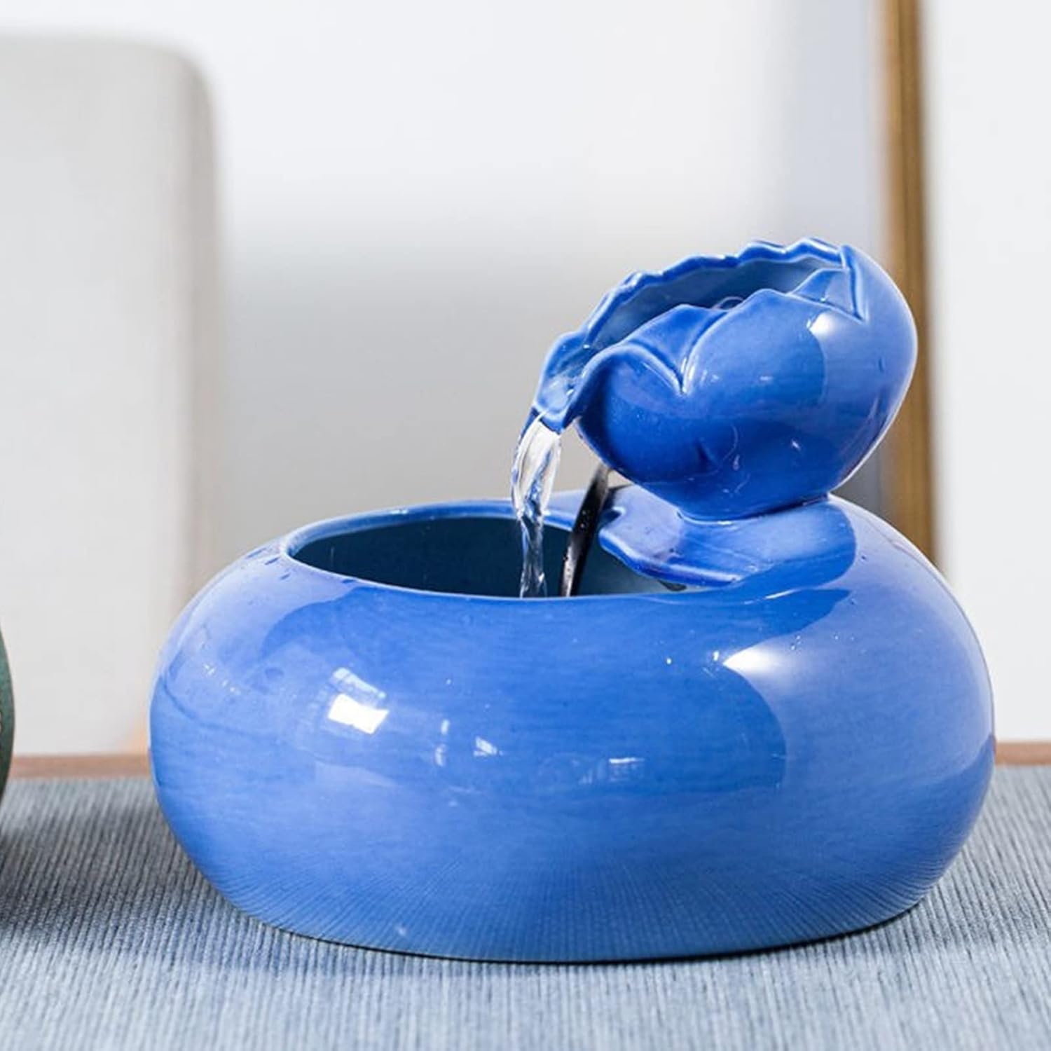 sdneNest Tabletop Fountain with Waterfall Sound