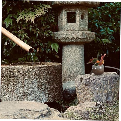 Wakauto Ceramic Waterfall Jar Tabletop Fountain