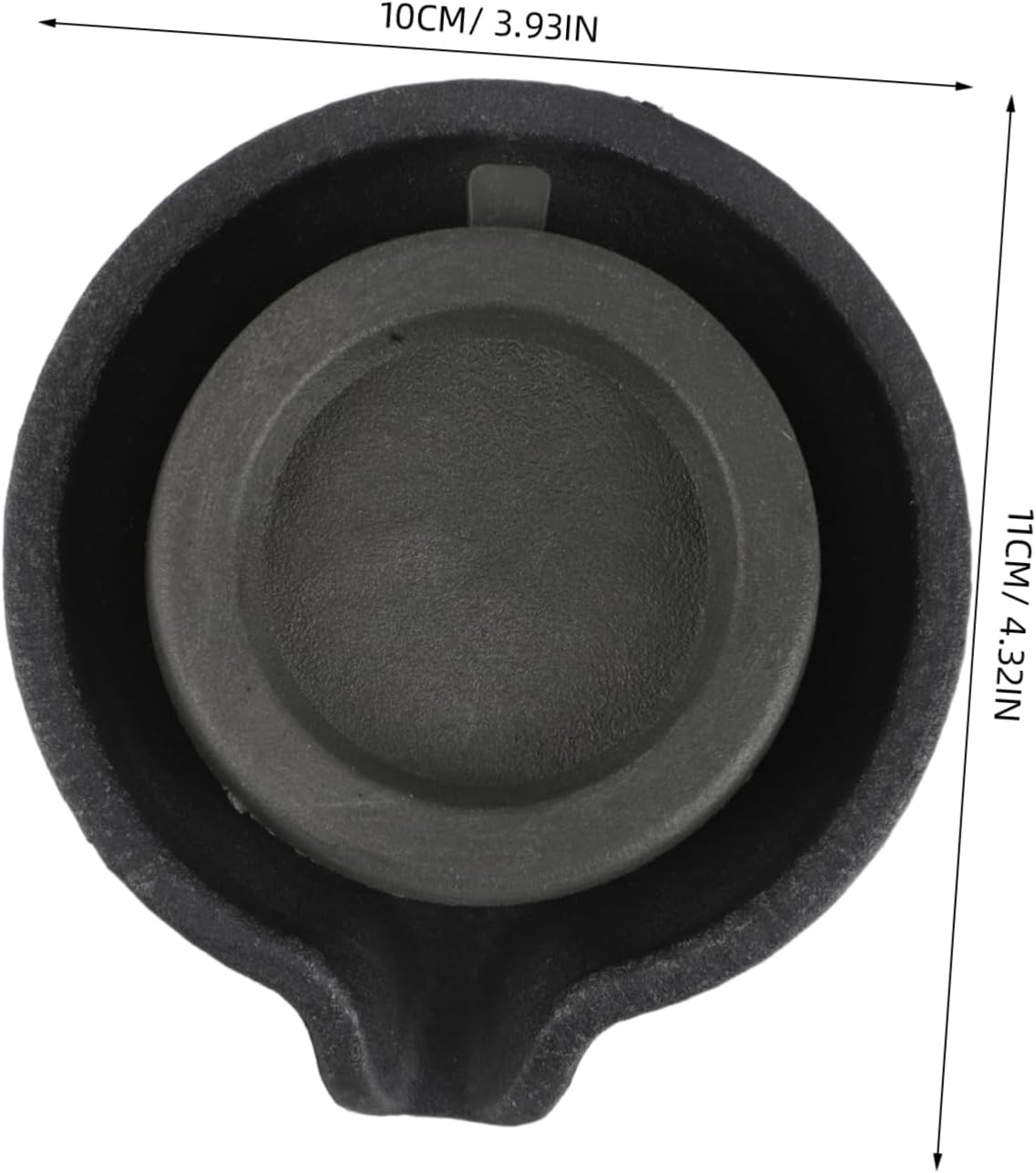 VICASKY Tabletop Fountain with Rotating Mill