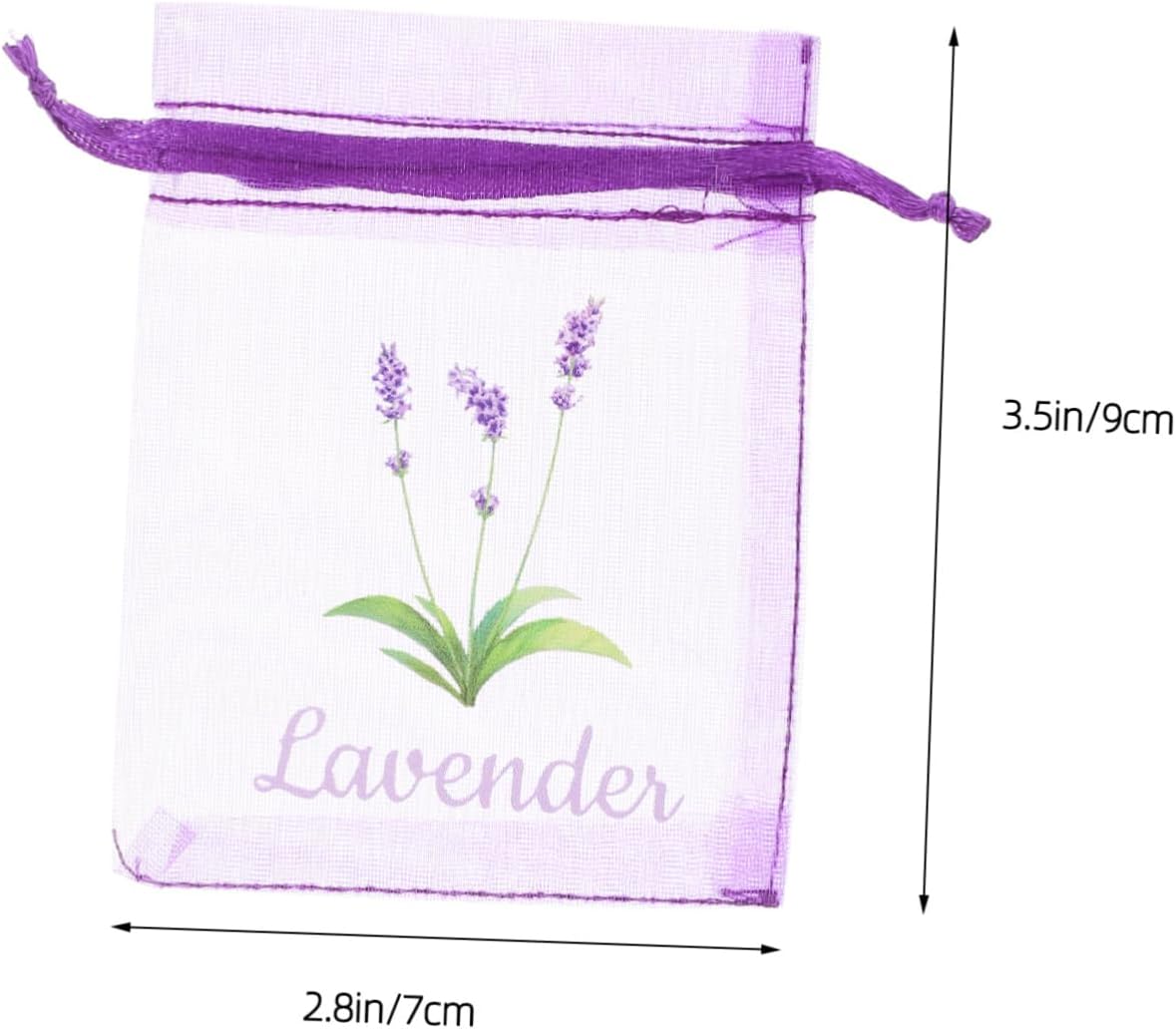 Wakauto 20pcs Lavender Sachet Bags for Herbs and Spices