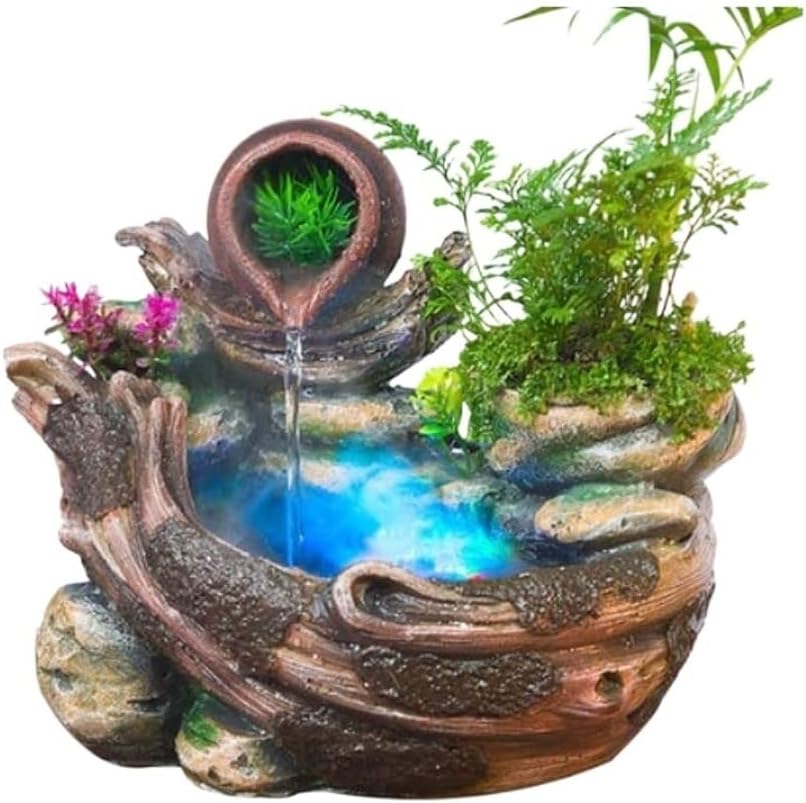 QUQUQ Indoor Tabletop Fountain with Atomizer