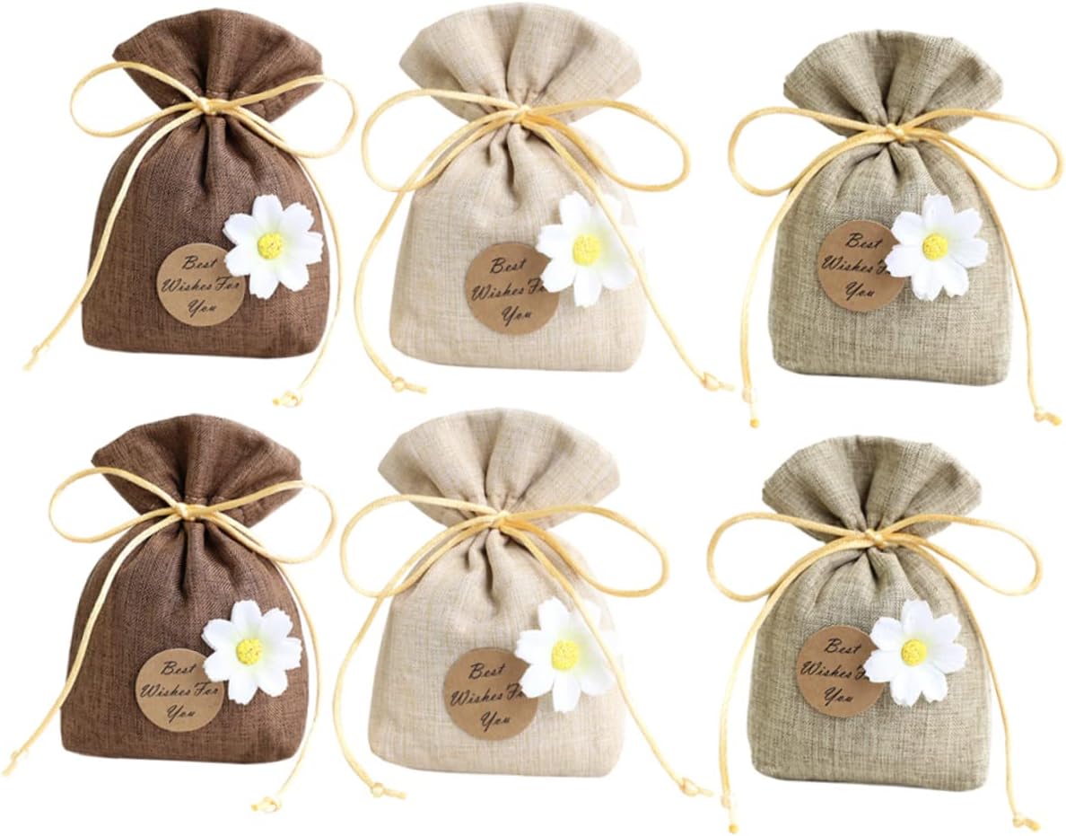 Wakauto 6pcs Lavender Sachet Bags for Wardrobe Home and Car