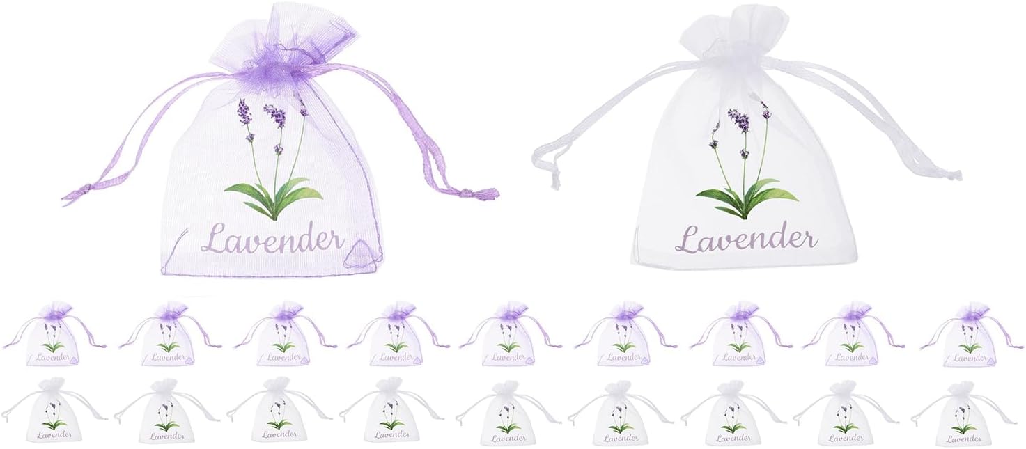 LUOZZY Lavender Sachet Bags Small Pouches for DIY Crafts