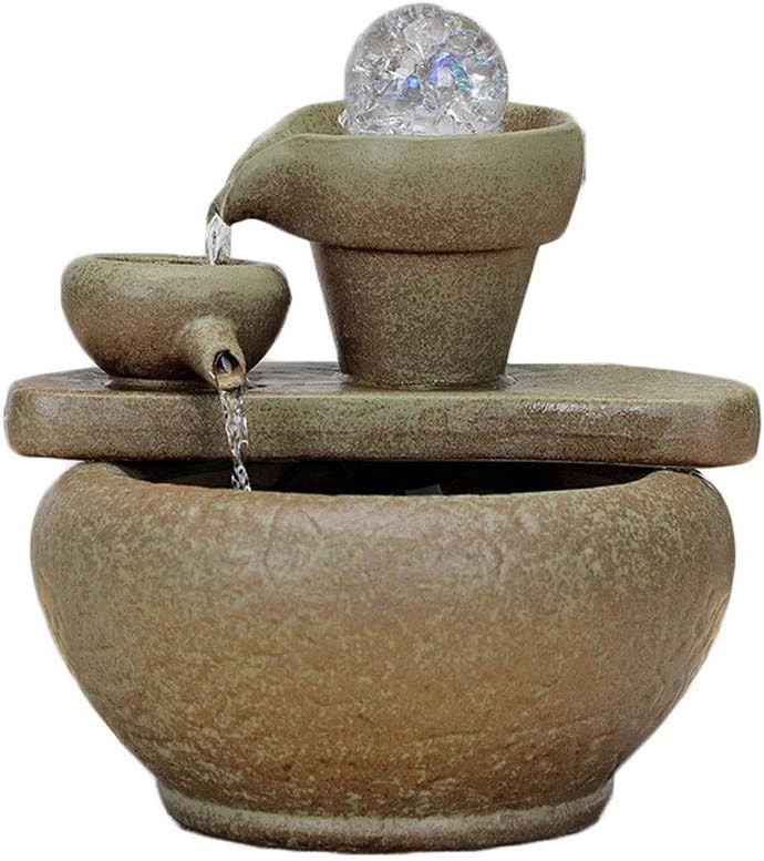 UYVI Tabletop Fountain Ceramic Indoor Decor Humidifier
