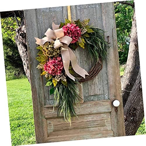 Simulated Hydrangea Wreath Front Door Decor