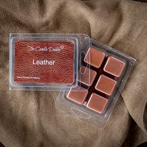 Leather Scented Wax Cubes - 5 Packs - 30 Cubes Total