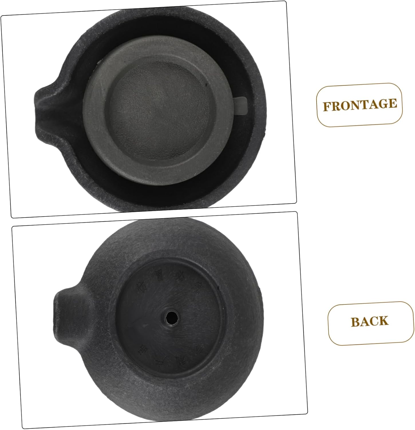 VICASKY Tabletop Fountain with Rotating Mill