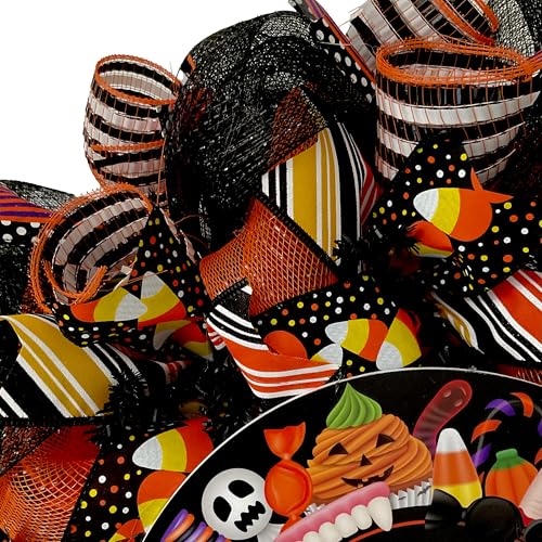 Trick Or Treat Halloween Wreath 24 or 28 Inch