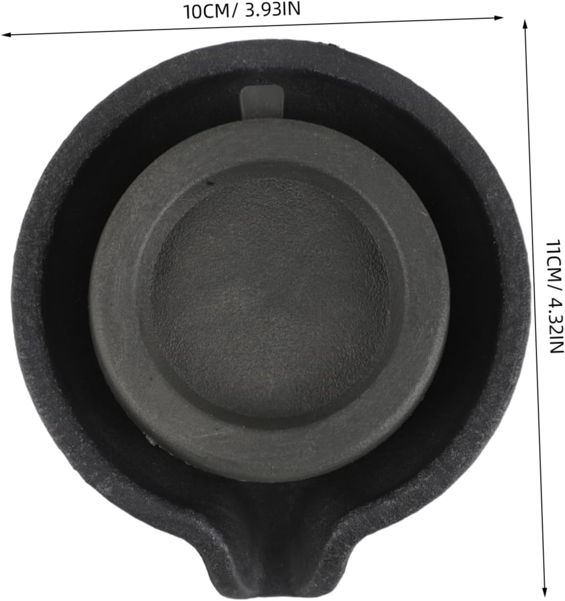 VICASKY Decorative Tabletop Fountain Millstone Water Feature Compact Easy to Maintain