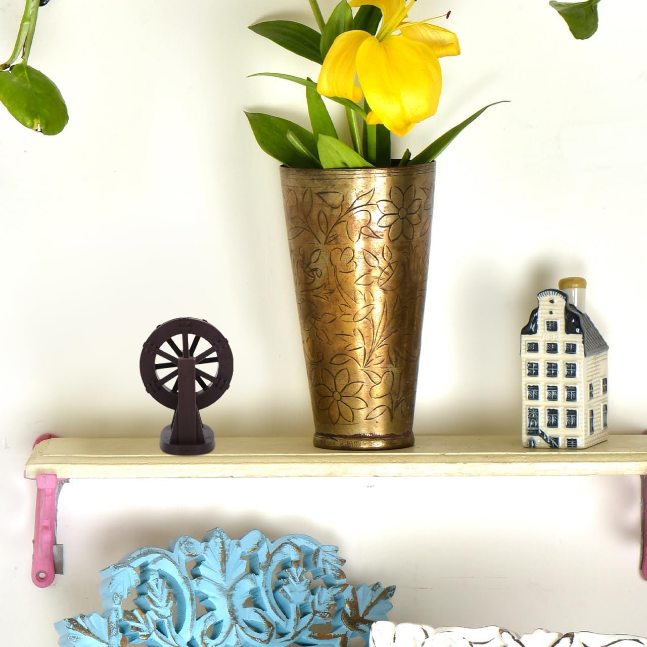 STOBAZA Miniature Water Wheel Fountain Decor