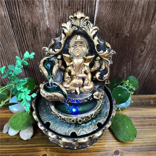 Ganesh Water Fountain with LED Lights