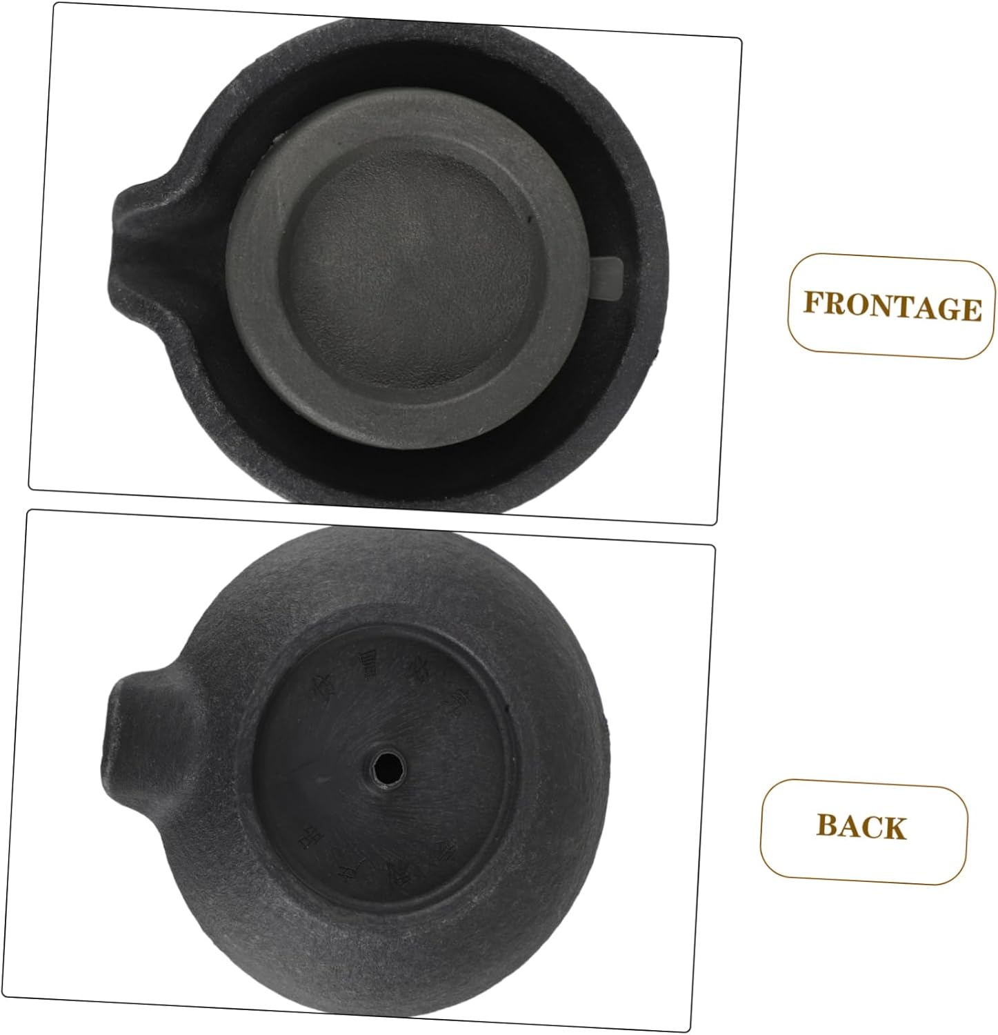 Tabletop Water Fountain with Rotating Millstone Spout for Indoor Decor