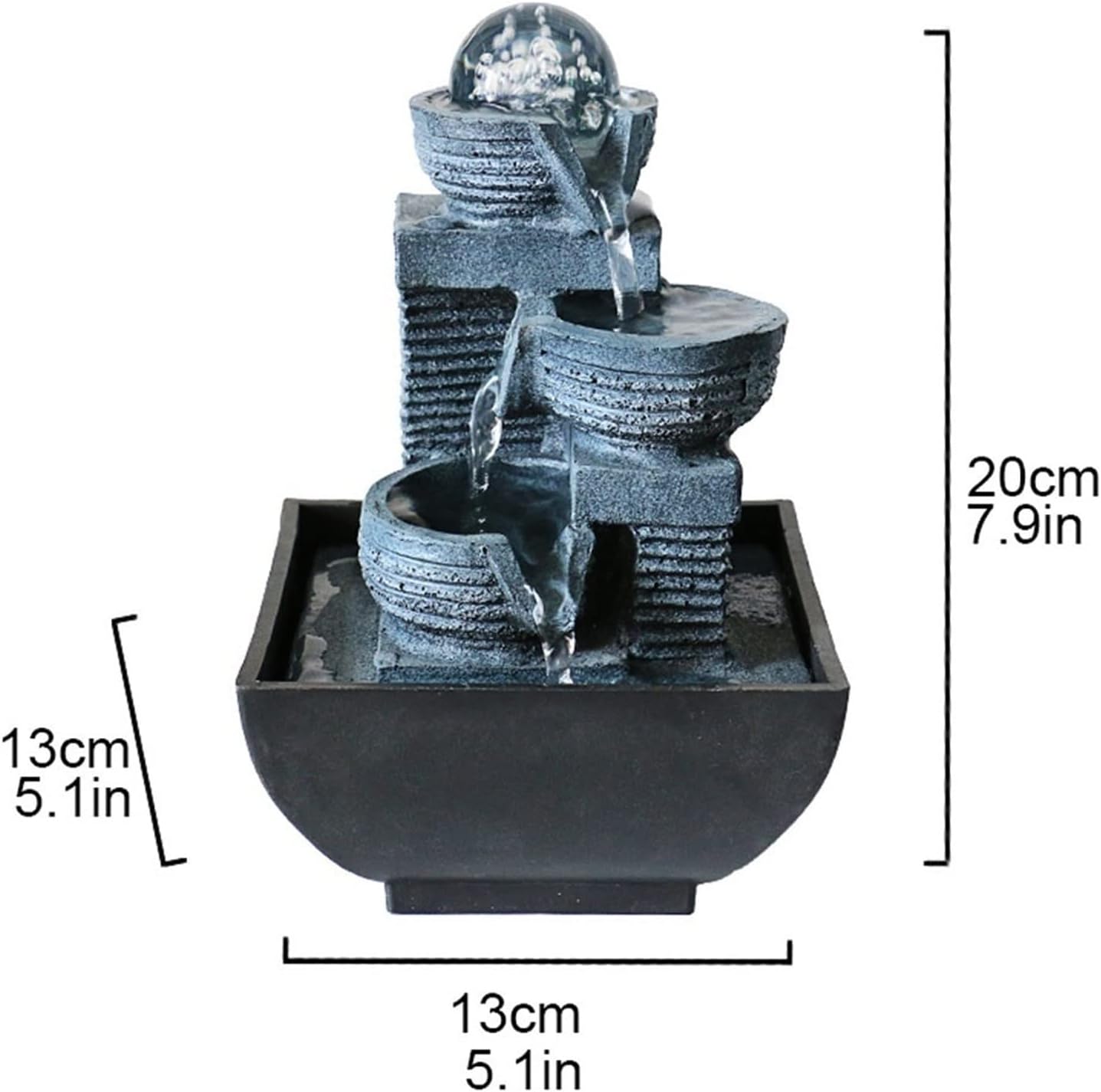 Nastya Indoor Waterfall Small Fountain Office Decor