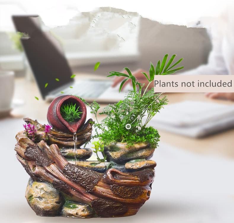 Getrelax Tabletop Fountain Indoor Waterfall Decoration