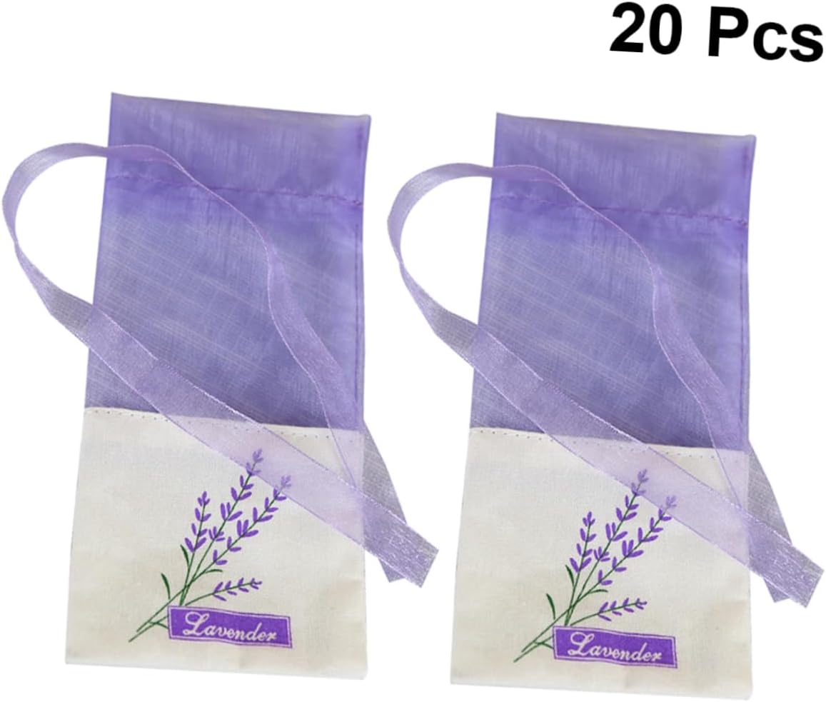 Lavender Scented Sachet Bags 20pcs for Purse or Gift