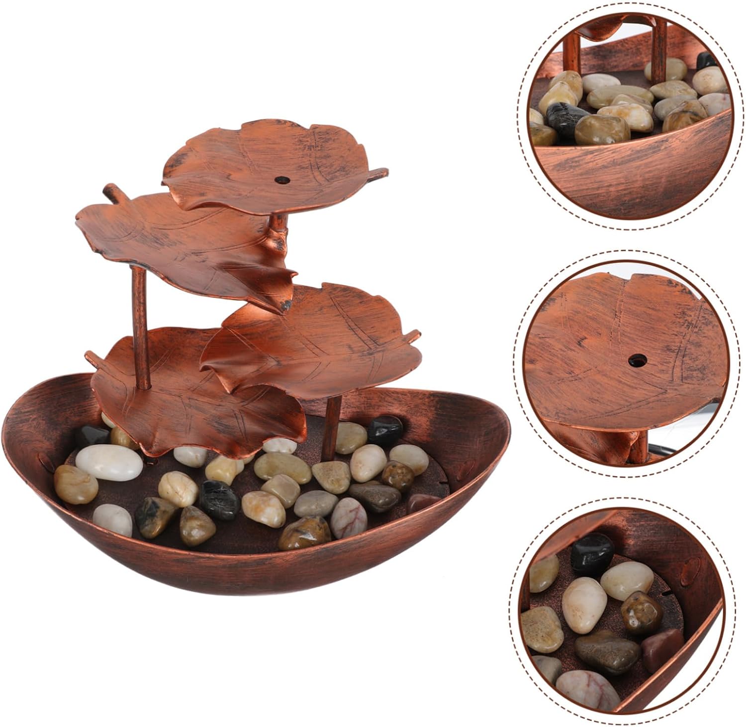 PRETYZOOM Desktop Waterfall Fountain Decor