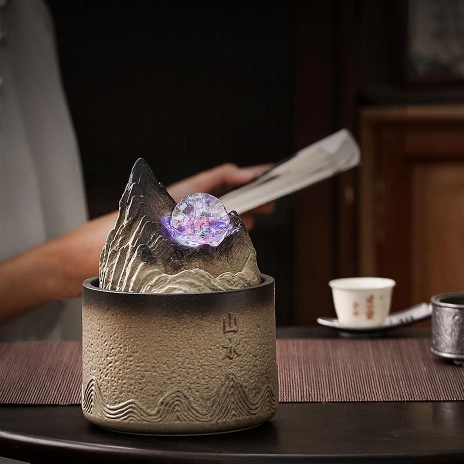 Elegant Tabletop Fountain for Home and Office