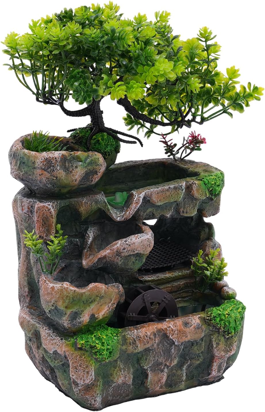 BAIODNB Water Fountain Rockery Desk Fountain for Zen Meditation Indoor Decor