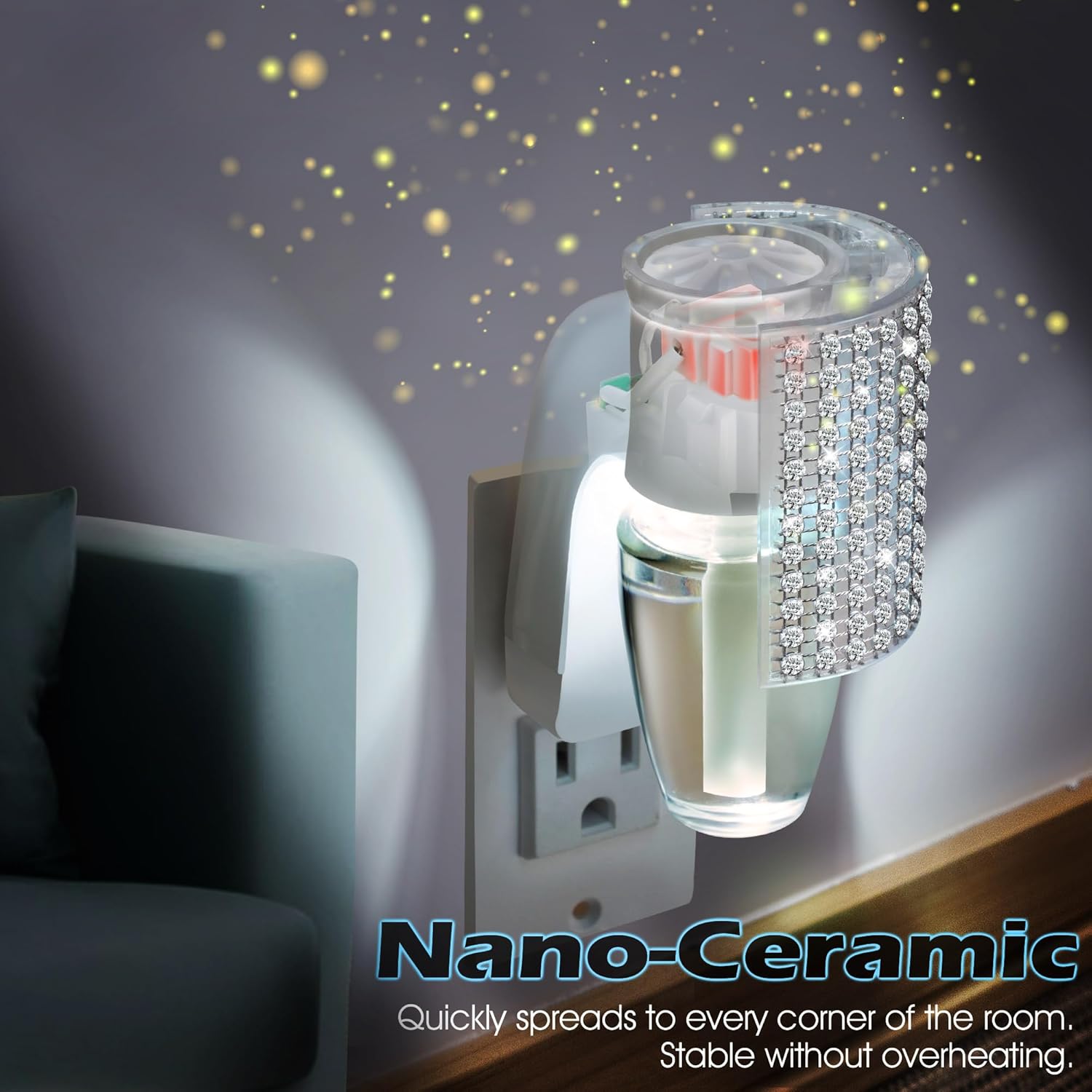 Hohean Wall Fragrance Plug In with Night Light 1
