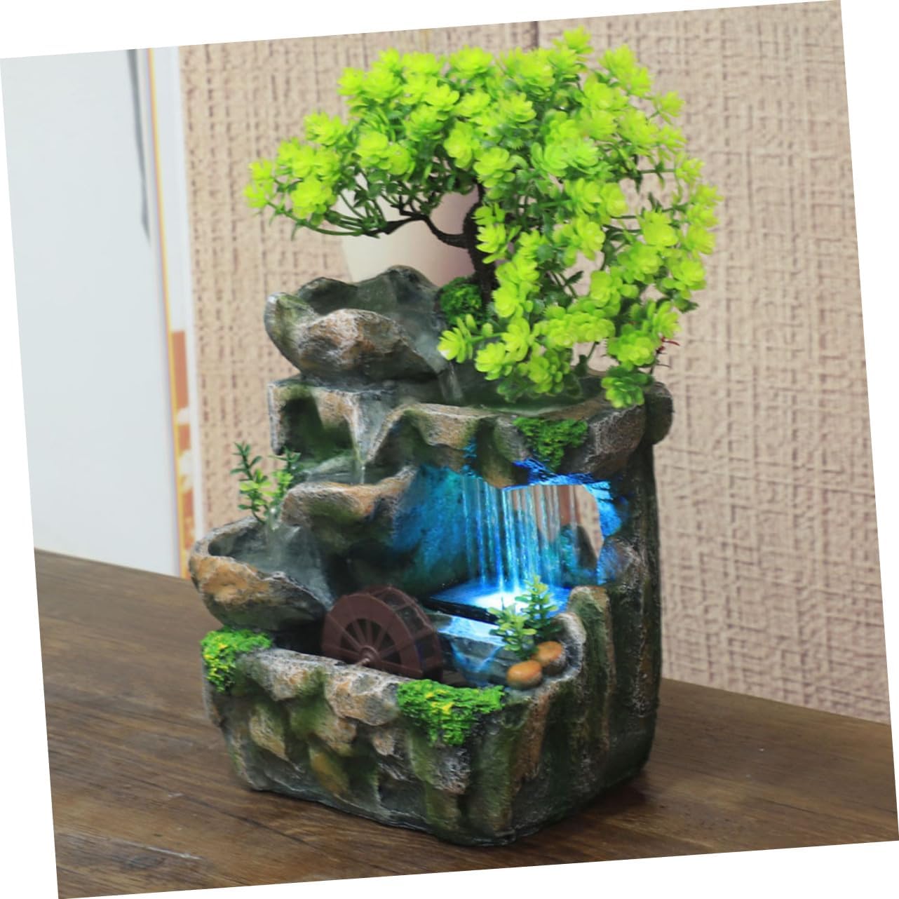 Elegant Tabletop Water Fountain for Home Office Decor